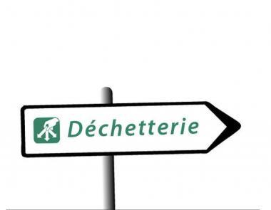 Panneau déchetterie